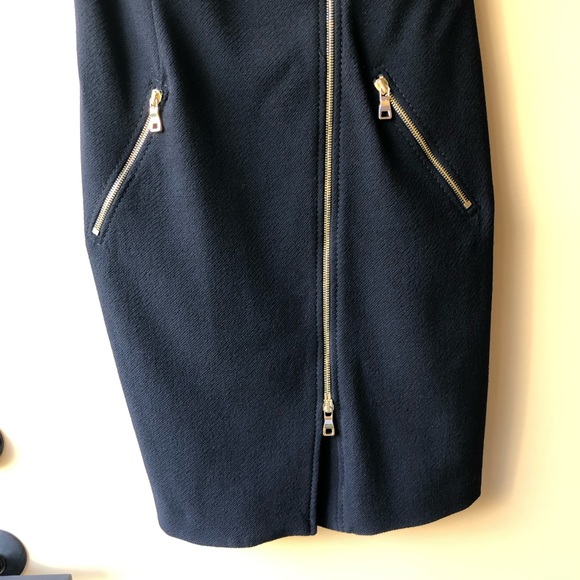 MOSCHINO cheapandchic black wool biker dress - Picture 6 of 8